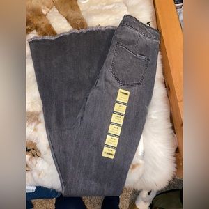 Gray Flare & Wide Leg Jeans